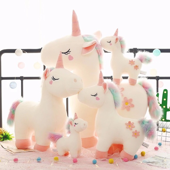 Unicorn doll plush women kids 50cm large home decor - Picture 4 of 10